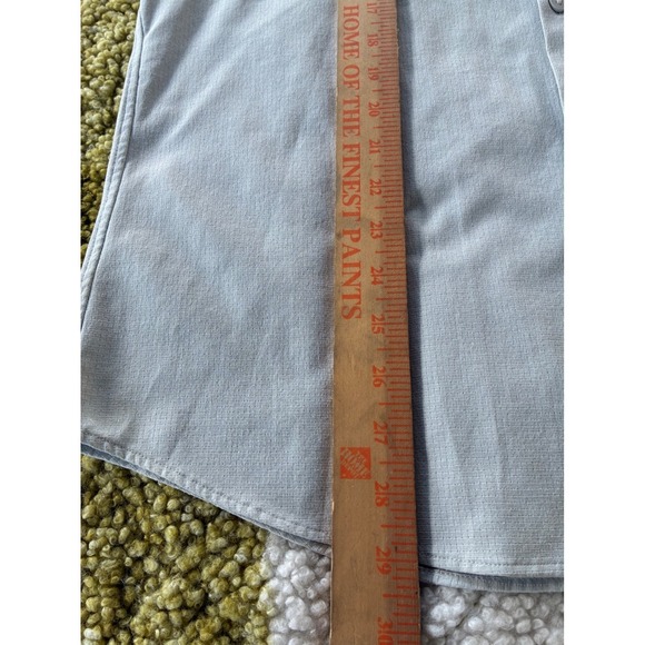 Lululemon Mens New Venture Long Sleeve Shirt Light Gray Ripstop Button Down L - Picture 5 of 8